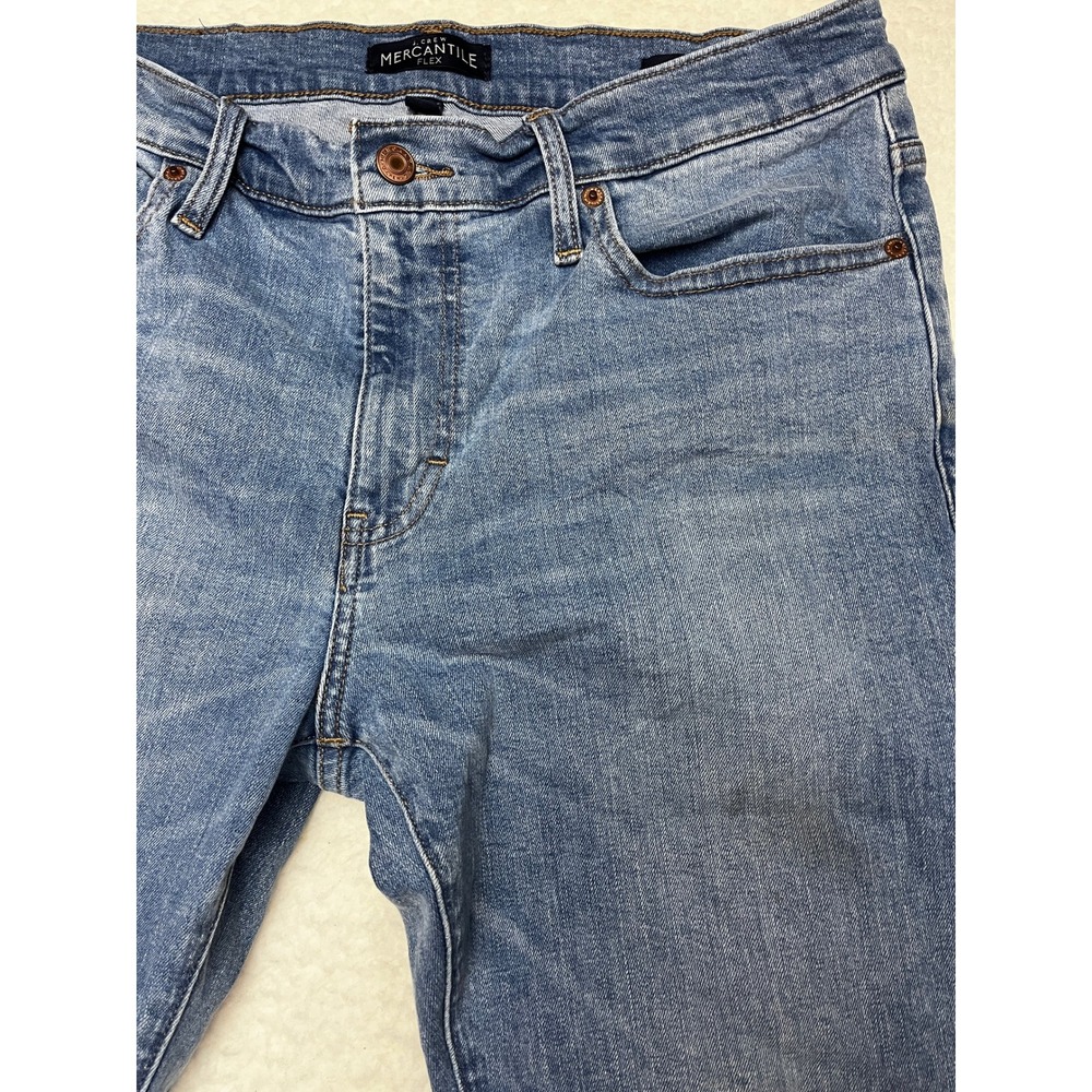 J.Crew Mercantile Jeans Mens 33x30 Blue Slim Fit Flex‎ Denim Pants 3798
